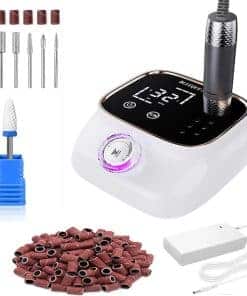 Kit de Taladro y Lima de Uñas Eléctrico Profesional Premium