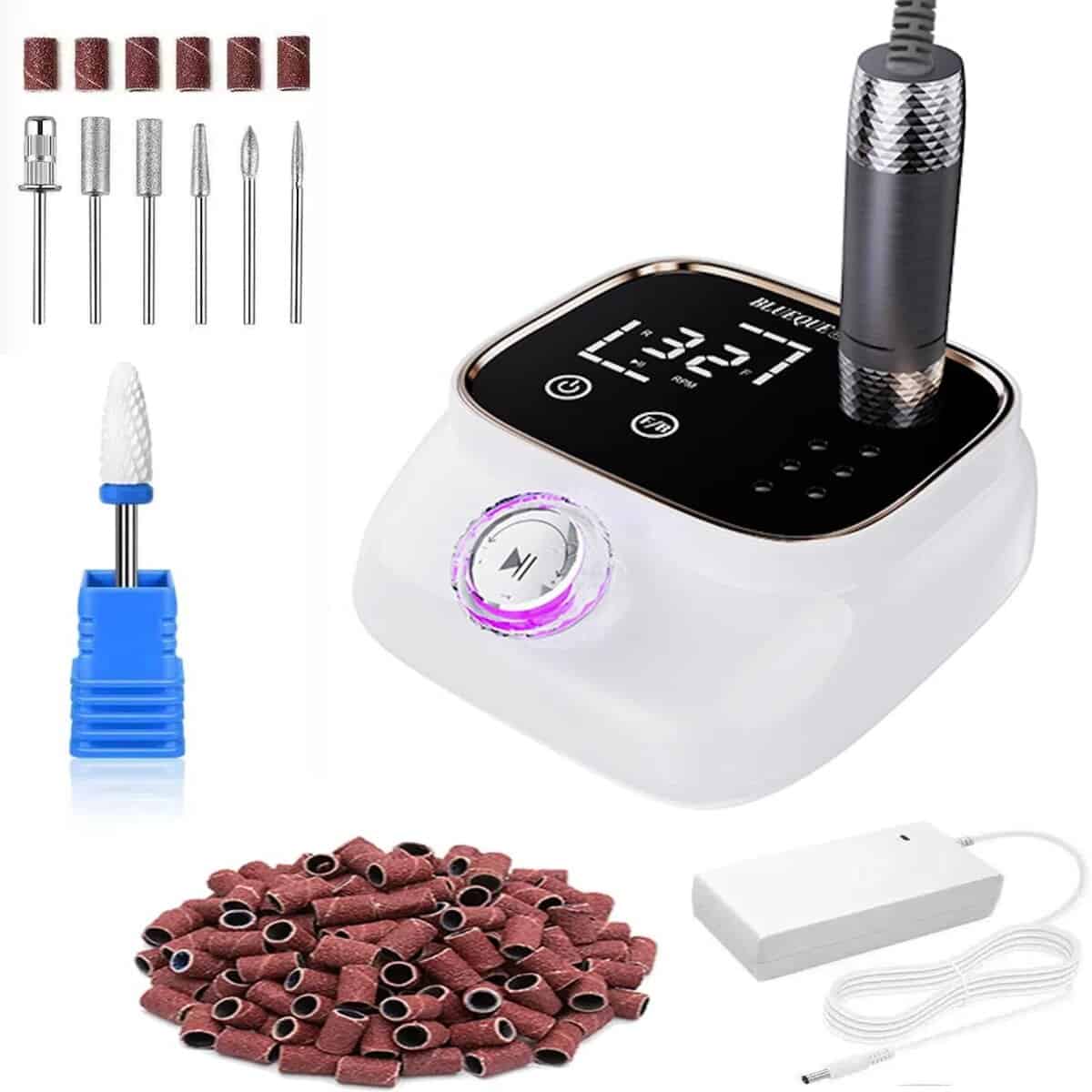 Kit de Taladro y Lima de Uñas Eléctrico Profesional Premium