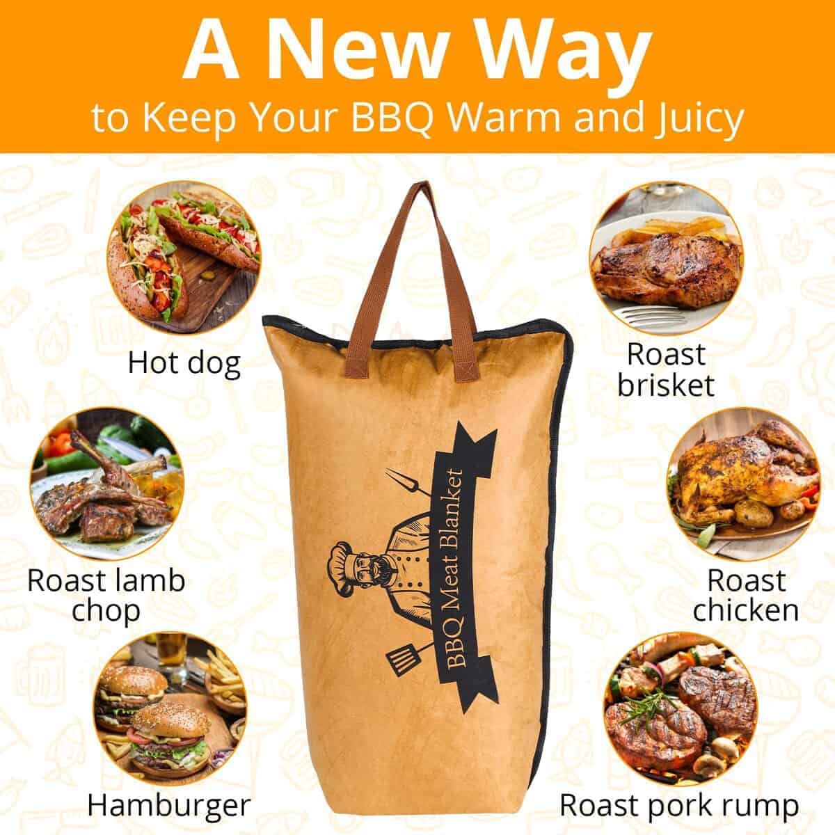 Bolsa de BBQ para Reposar Carne, Manta de Reposo para - Imagen 3