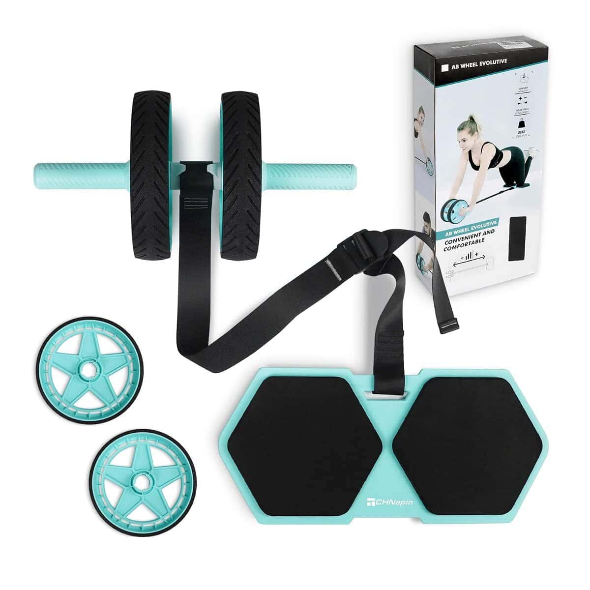 2025 Nuevo Ab Roller de Doble Rueda para Entrenamiento de - Imagen 4