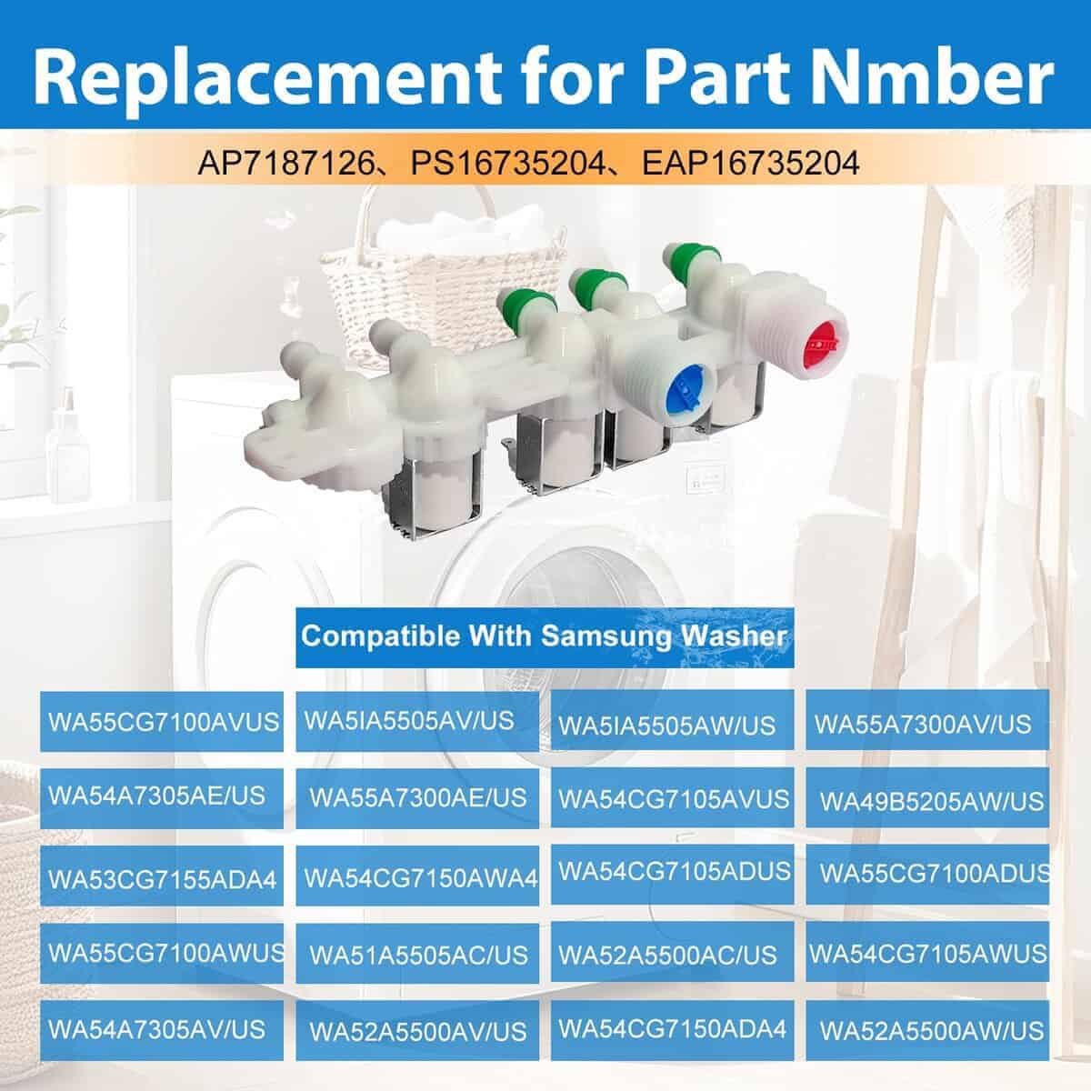 Válvula de Entrada de Agua para Lavadora -s Samsung - Imagen 3