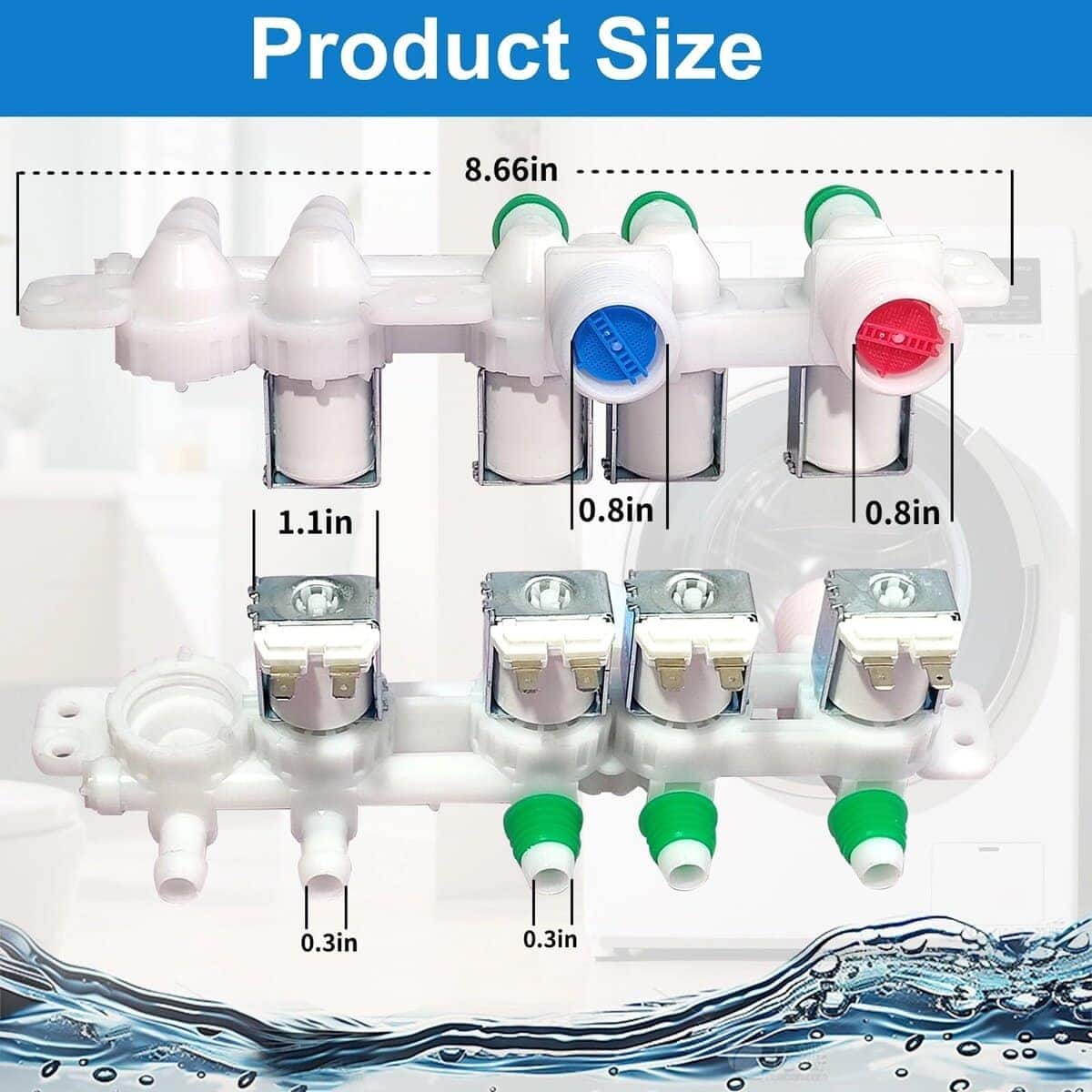 Válvula de Entrada de Agua para Lavadora -s Samsung - Imagen 6