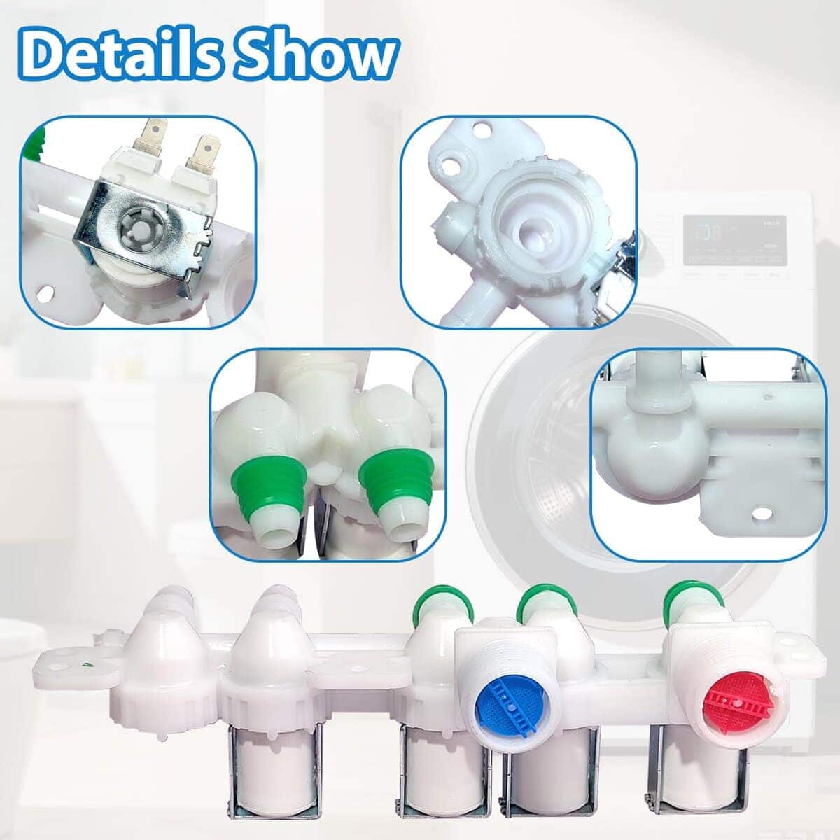 Válvula de Entrada de Agua para Lavadora -s Samsung - Imagen 7