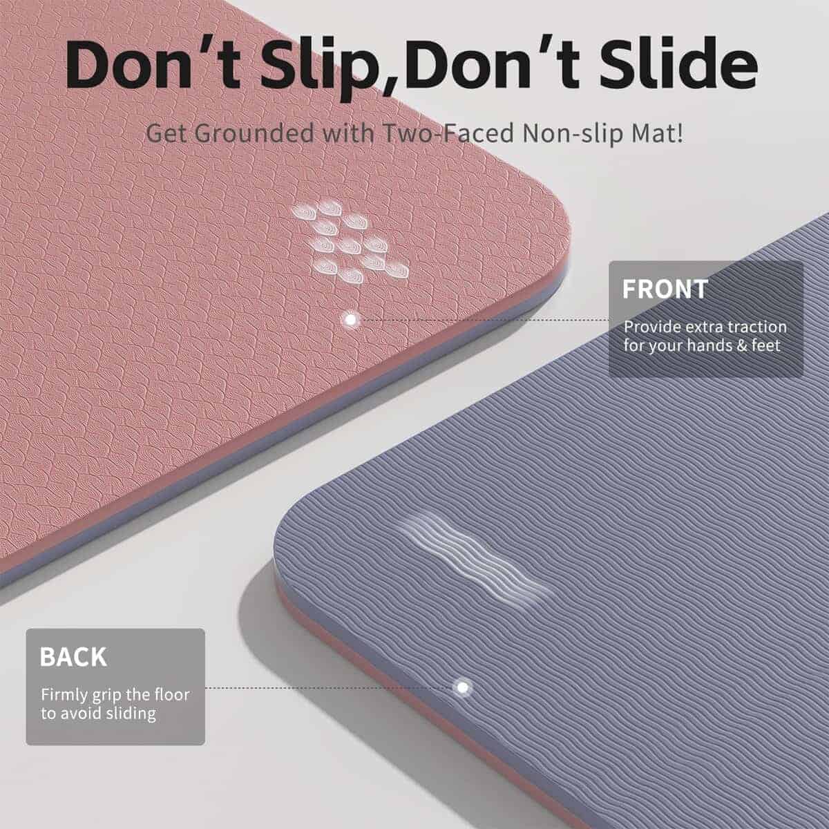 Tapete de Yoga PAIDU 8mm Súper Grueso de TPE para - Imagen 4