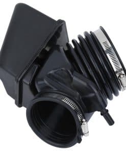 Manguera de admisión de aire del motor con abrazaderas.