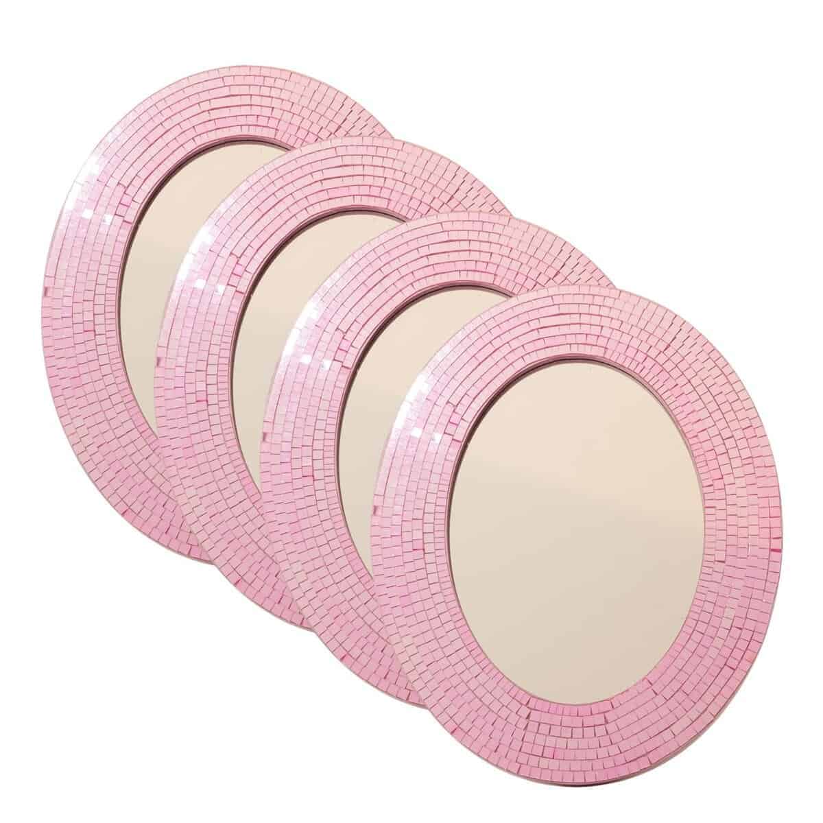 Espejo de Mesa Oval Decorativo Mosaico Concepts, Espejo de