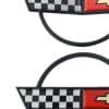 Juego de Emblemas Frontales y Traseros C4 para Corvette C4
