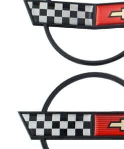 Juego de Emblemas Frontales y Traseros C4 para Corvette C4