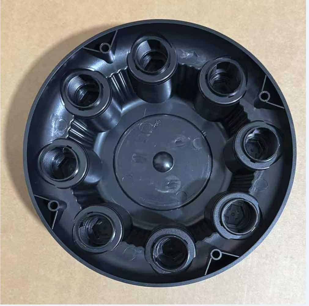 Set de 4 tapas para rueda de 16" 8 Lugs Negro para Chevy - Imagen 5
