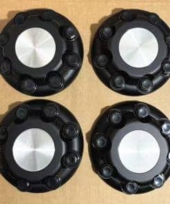 Set de 4 tapas para rueda de 16" 8 Lugs Negro para Chevy