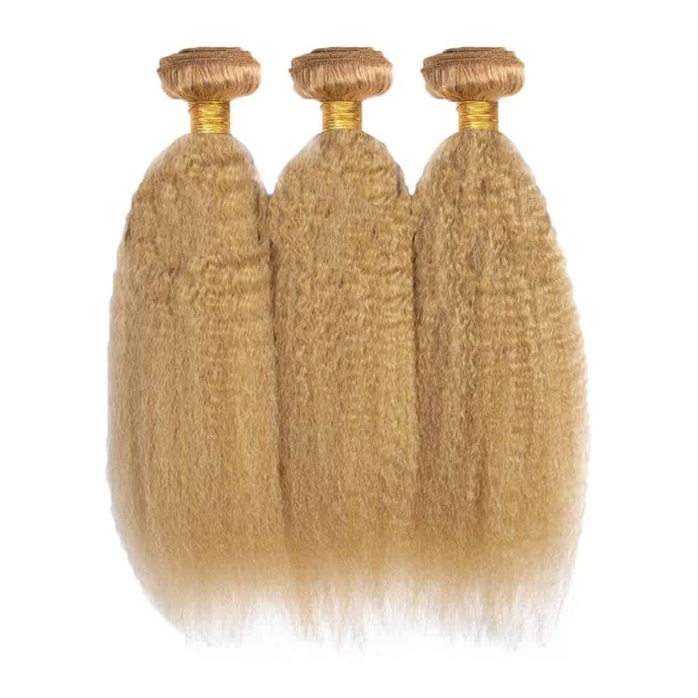 #27 Mechones de Cabello Humano Liso Yaki 20 22 24 Pulgadas - Imagen 8