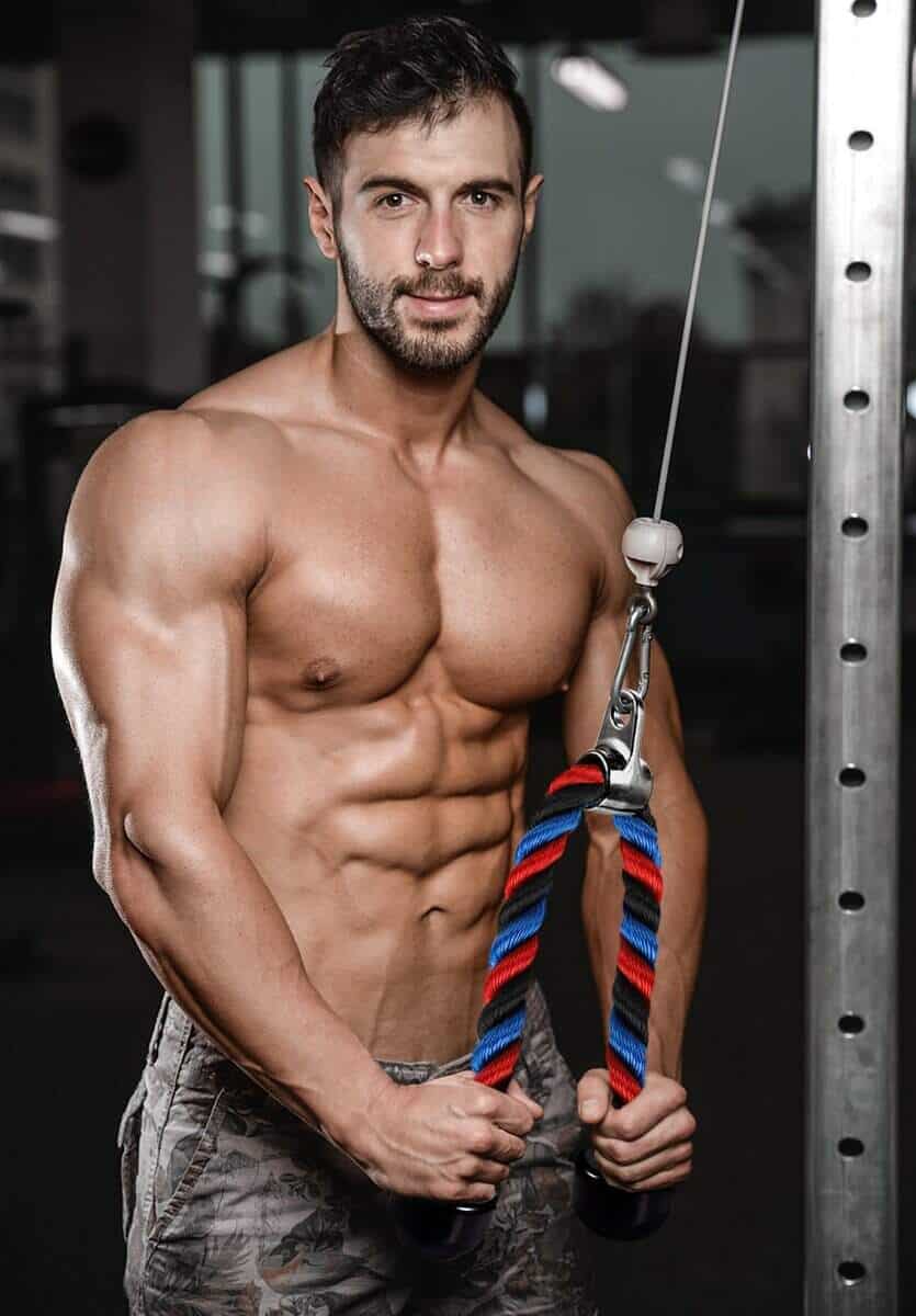 Cuerda Deluxe para Tríceps en el Gimnasio, 31.5 pulgadas de - Imagen 8