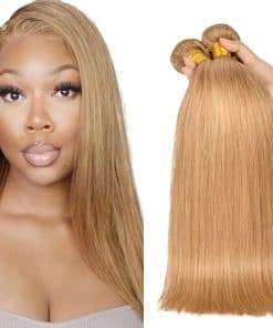 #27 Mechones de Cabello Humano Recto 20 22 24 Pulgadas 3