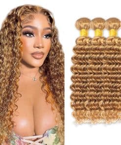 #27 Mechones de Cabello Humano Ondas de Agua 20 22 24