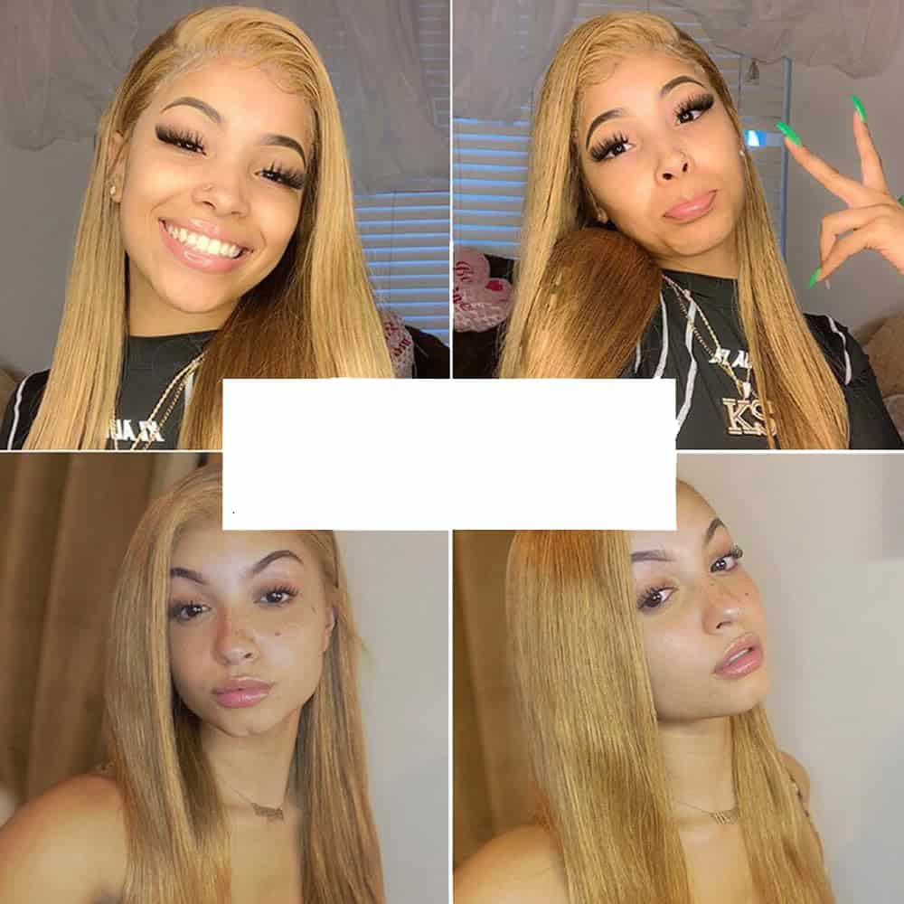 #27 Mechones de Cabello Humano Liso Yaki 20 22 24 Pulgadas - Imagen 3