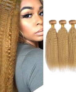 #27 Paquetes de Cabello Humano Yaki Straight 18 20 22