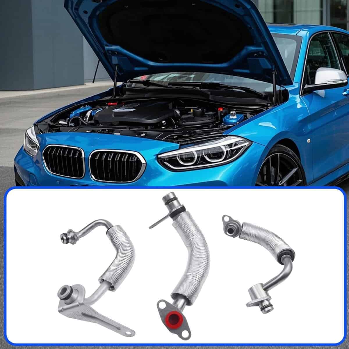 Kit de Línea de Refrigerante del Turbo Reemplazo para - Imagen 5