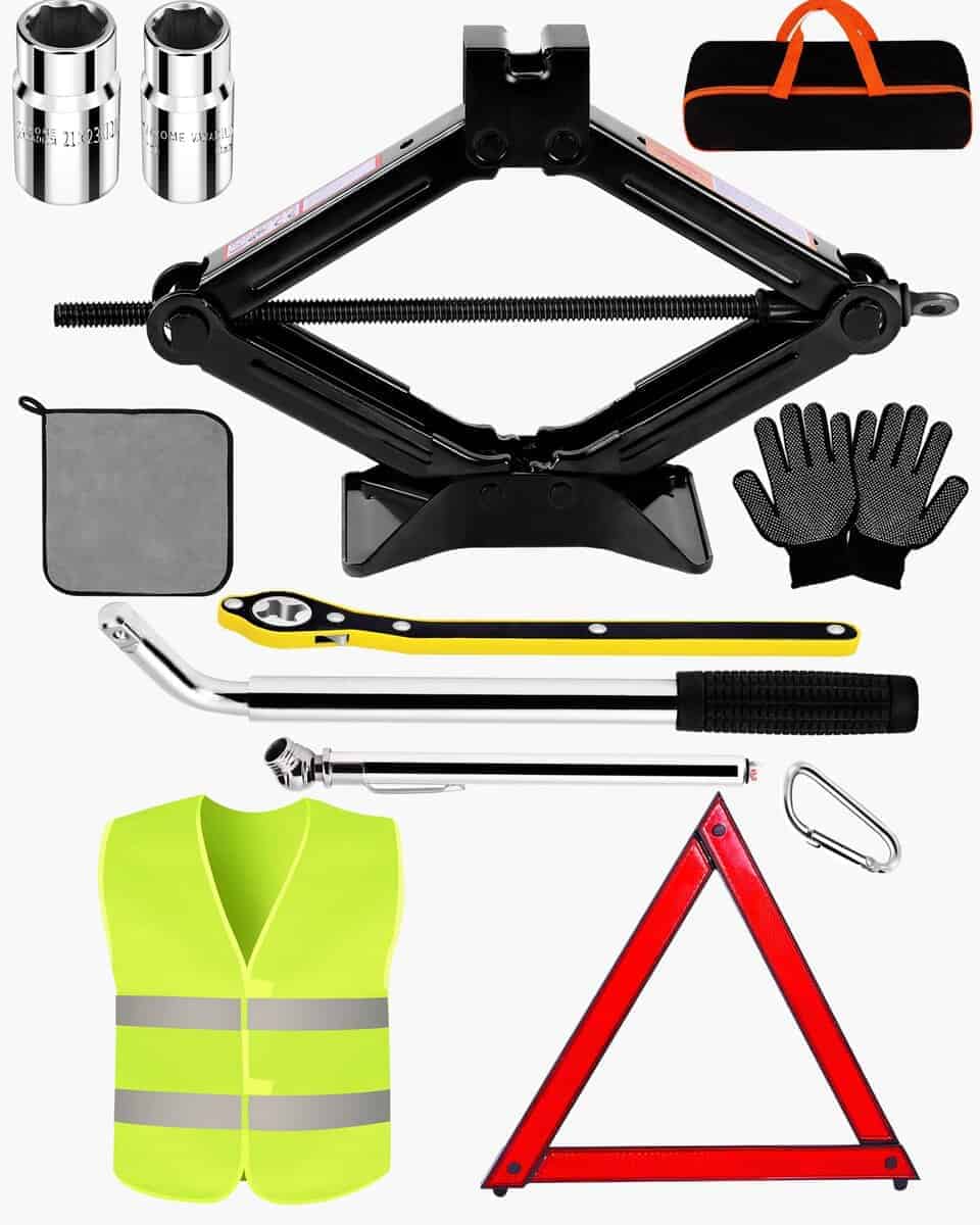 Gato de Tijera de 1.5 toneladas en el Kit de Emergencia