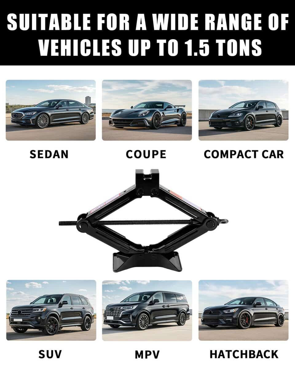 Gato de Tijera de 1.5 toneladas en el Kit de Emergencia - Imagen 7