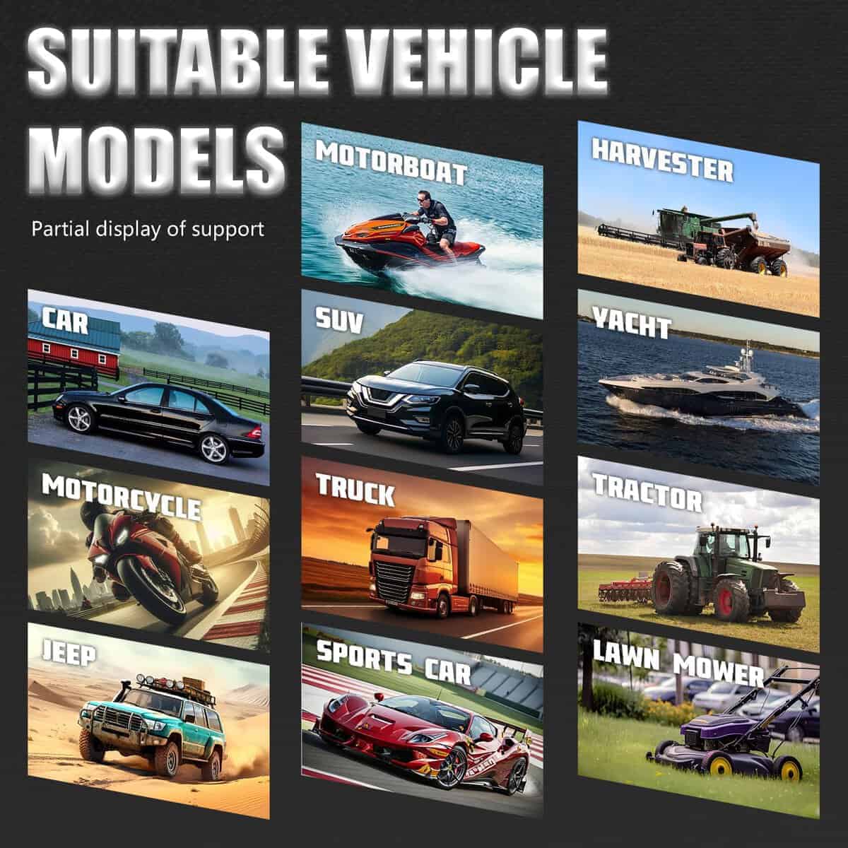 Cargador de Batería 10-Amp 12V/24V Inteligente para Coche - - Imagen 7