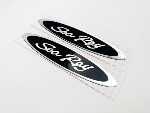 Emblema de Barco 2 Piezas Searay Sea Ray Badge Insignia - Imagen 5