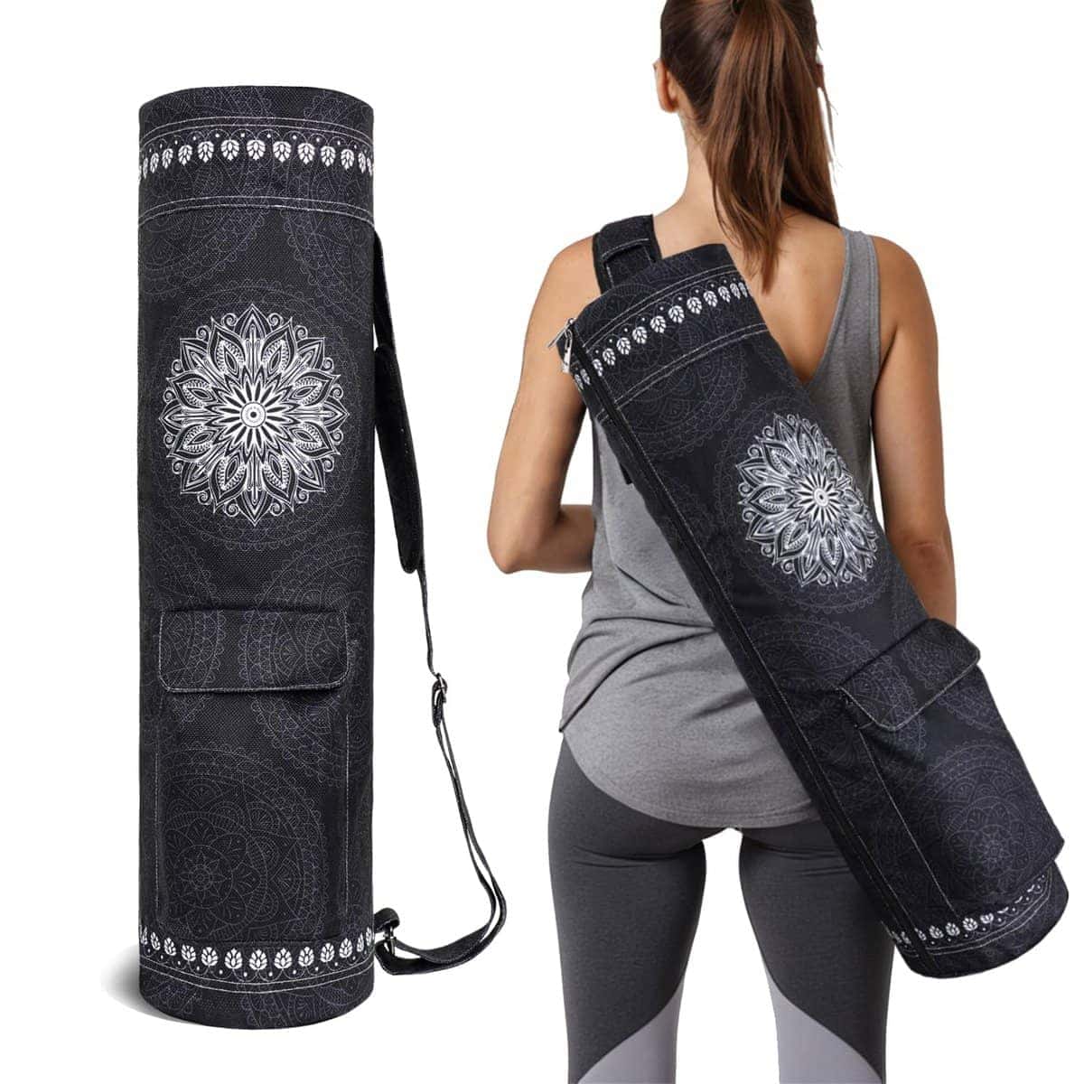 Bolso para Colchoneta de Yoga con Cierre Completo y Correa