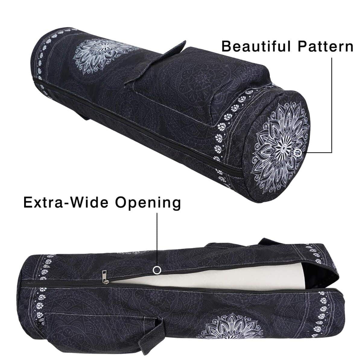 Bolso para Colchoneta de Yoga con Cierre Completo y Correa - Imagen 4