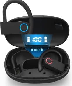 Audífonos inalámbricos GOODUSCN con gancho para la oreja,