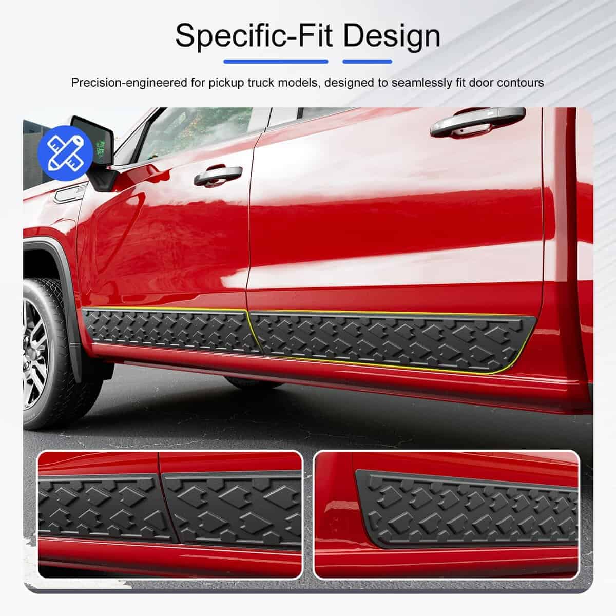 CZmenghe Molding Trim de Puerta Compatible con Chevy - Imagen 3