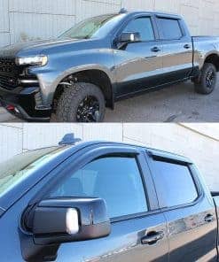 Juego de 4 deflectores de viento para ventanas laterales y