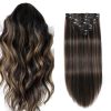 Extensiones de Cabello Clip en Cabello Humano Real, Clip