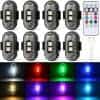 8PCS Luces Estroboscópicas Inalámbricas con Control Remoto,