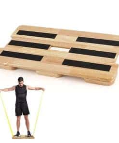 Tablero de Ejercicio de Madera Retyion, Plataforma de Pie