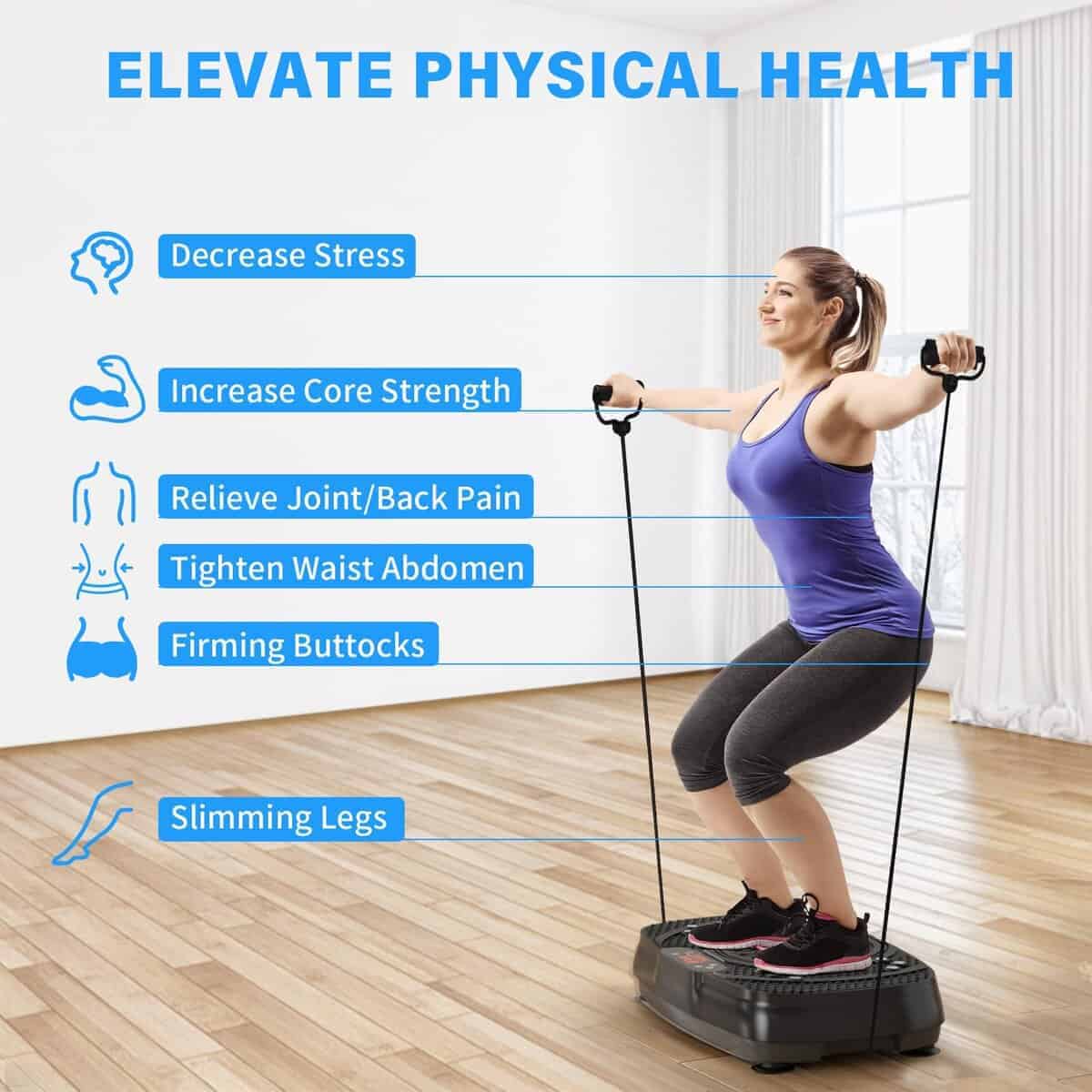 Máquina de Ejercicio de Plataforma Vibratoria para Pérdida - Imagen 3