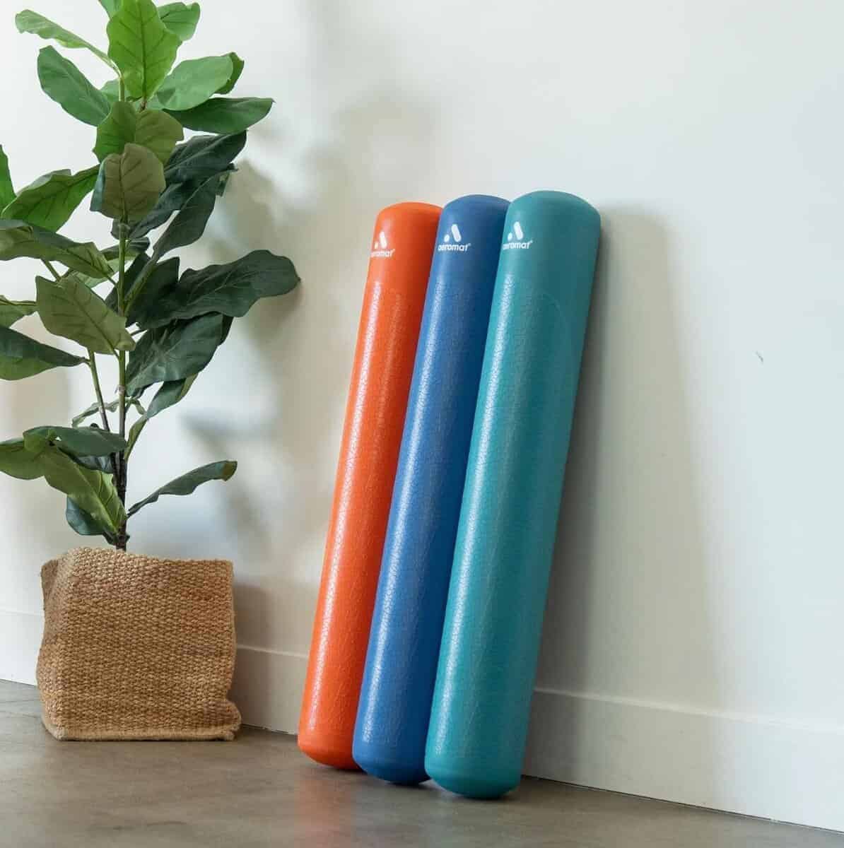 Rodillo de Aire Ajustable con Bomba - Naranja Vibrante - - Imagen 3