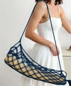 Bolso portamats de yoga Macrame Laddawan, adecuado para la