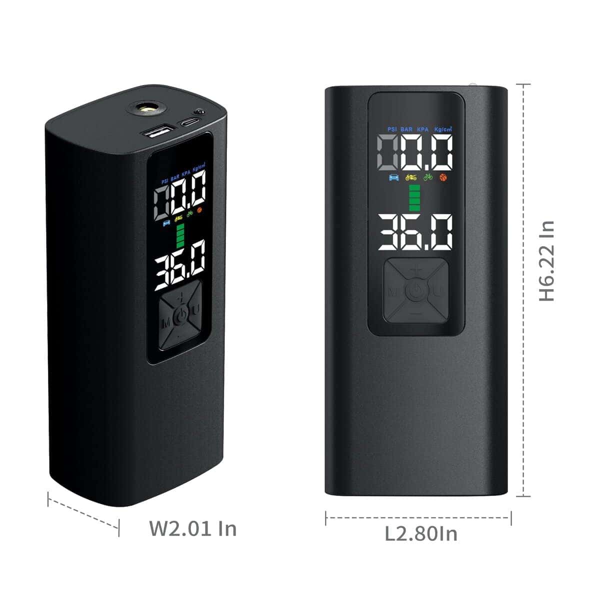 Inflador de Neumáticos Compresor de Aire Portátil LIDEIE - Imagen 8