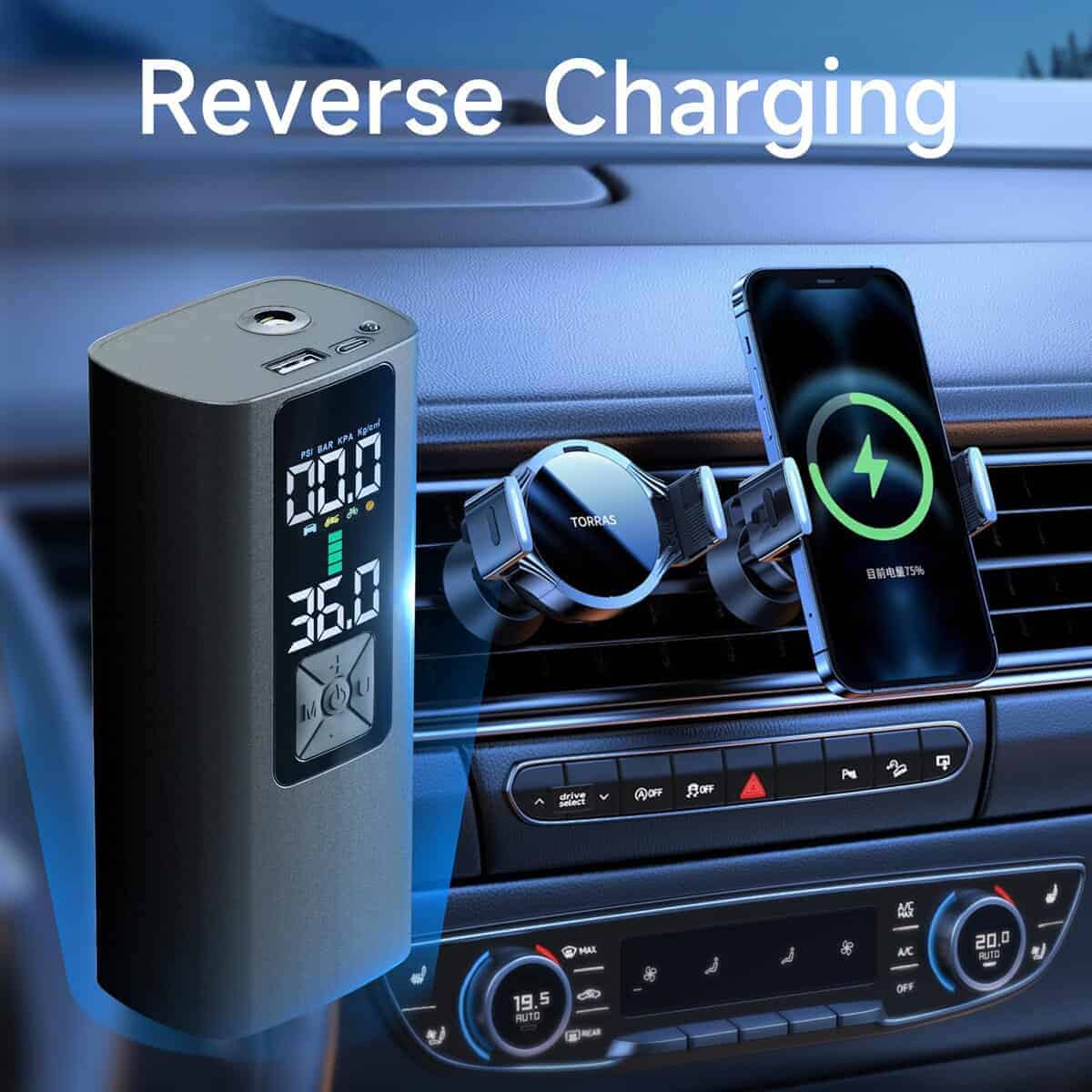 Inflador de Neumáticos Compresor de Aire Portátil LIDEIE - Imagen 5