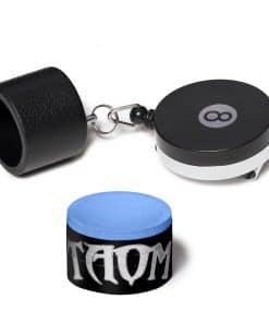 TAOM Tiza de Billar de Calidad Premium V10 Azul - con Porta