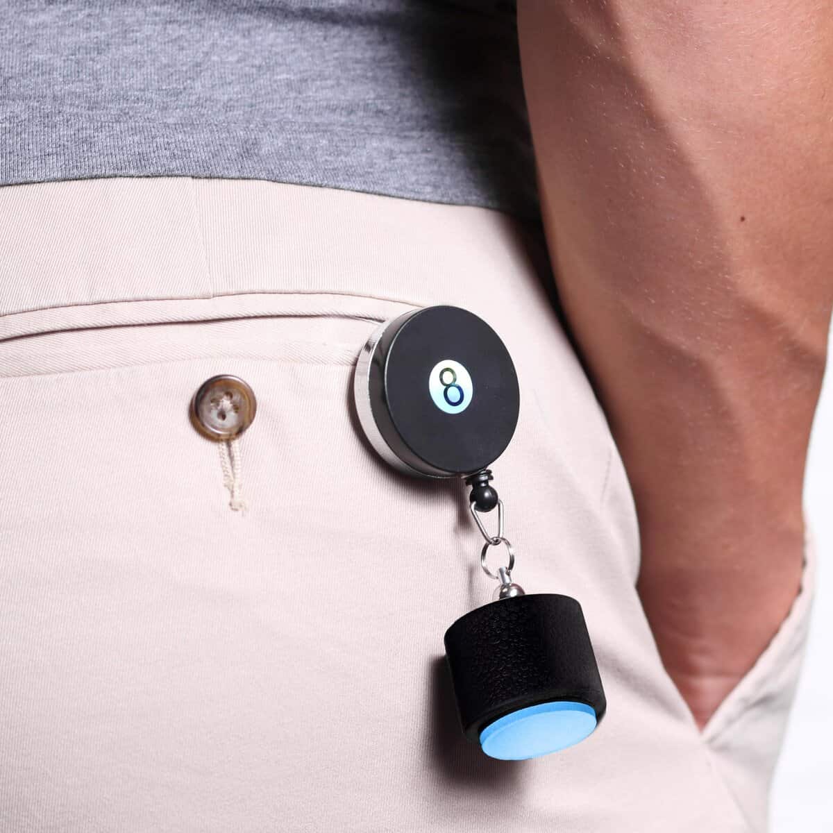 TAOM Tiza de Billar de Calidad Premium V10 Azul - con Porta - Imagen 7