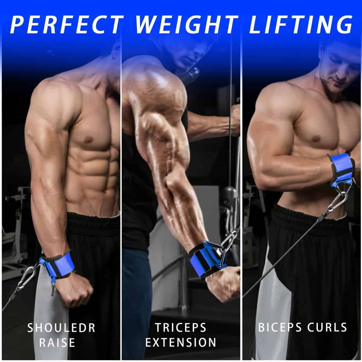 Puños de muñeca Mountain Lights con correas para - Imagen 6