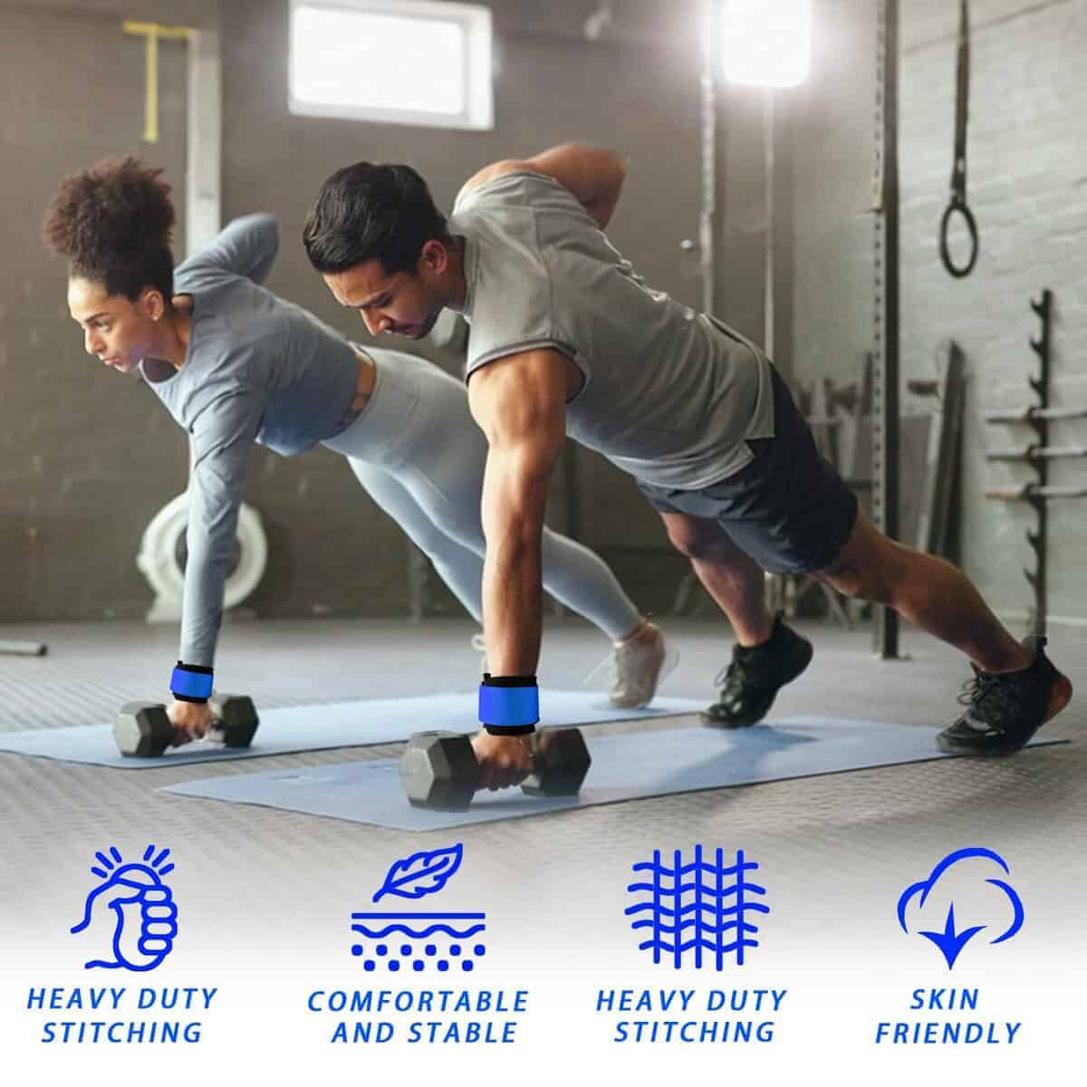 Puños de muñeca Mountain Lights con correas para - Imagen 7