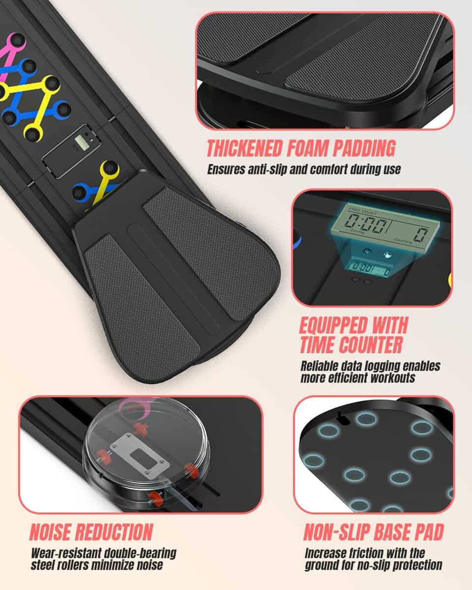 FUNWICT Pilates Board Pilates Reformer Set, Tabla de - Imagen 7