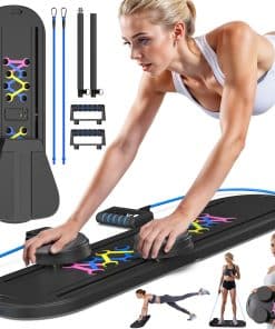 FUNWICT Pilates Board Pilates Reformer Set, Tabla de