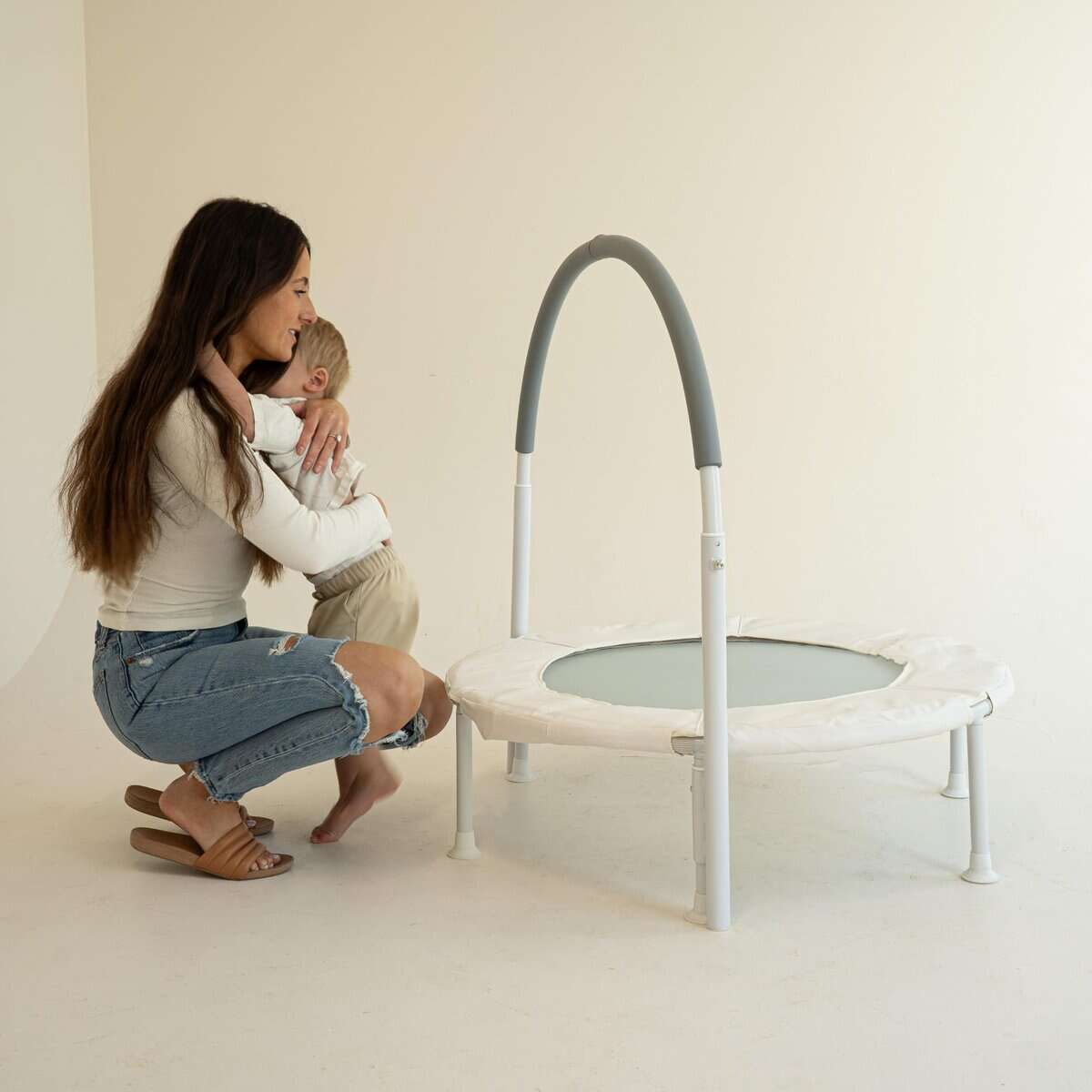 Trampolín Cuadrado para Niños y Bebés de 36", Estético Mini - Imagen 6