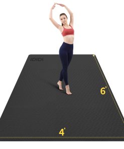 Tapete Grande de Yoga de 8mm (6'x 4') - Extra Largo y Ancho