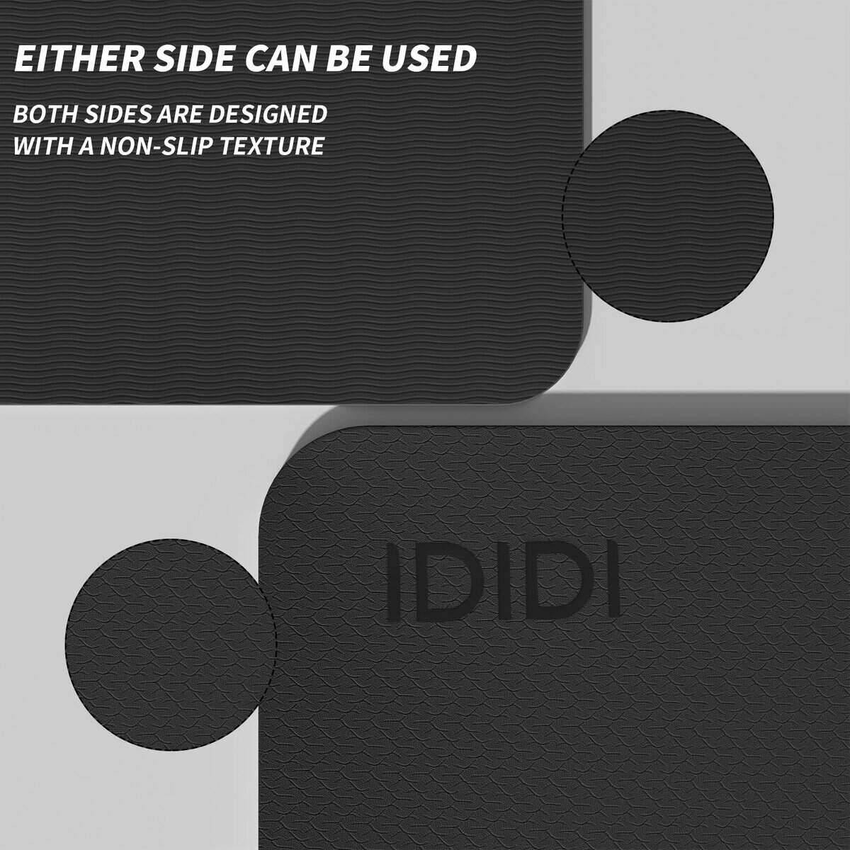 Tapete Grande de Yoga de 8mm (6'x 4') - Extra Largo y Ancho - Imagen 4