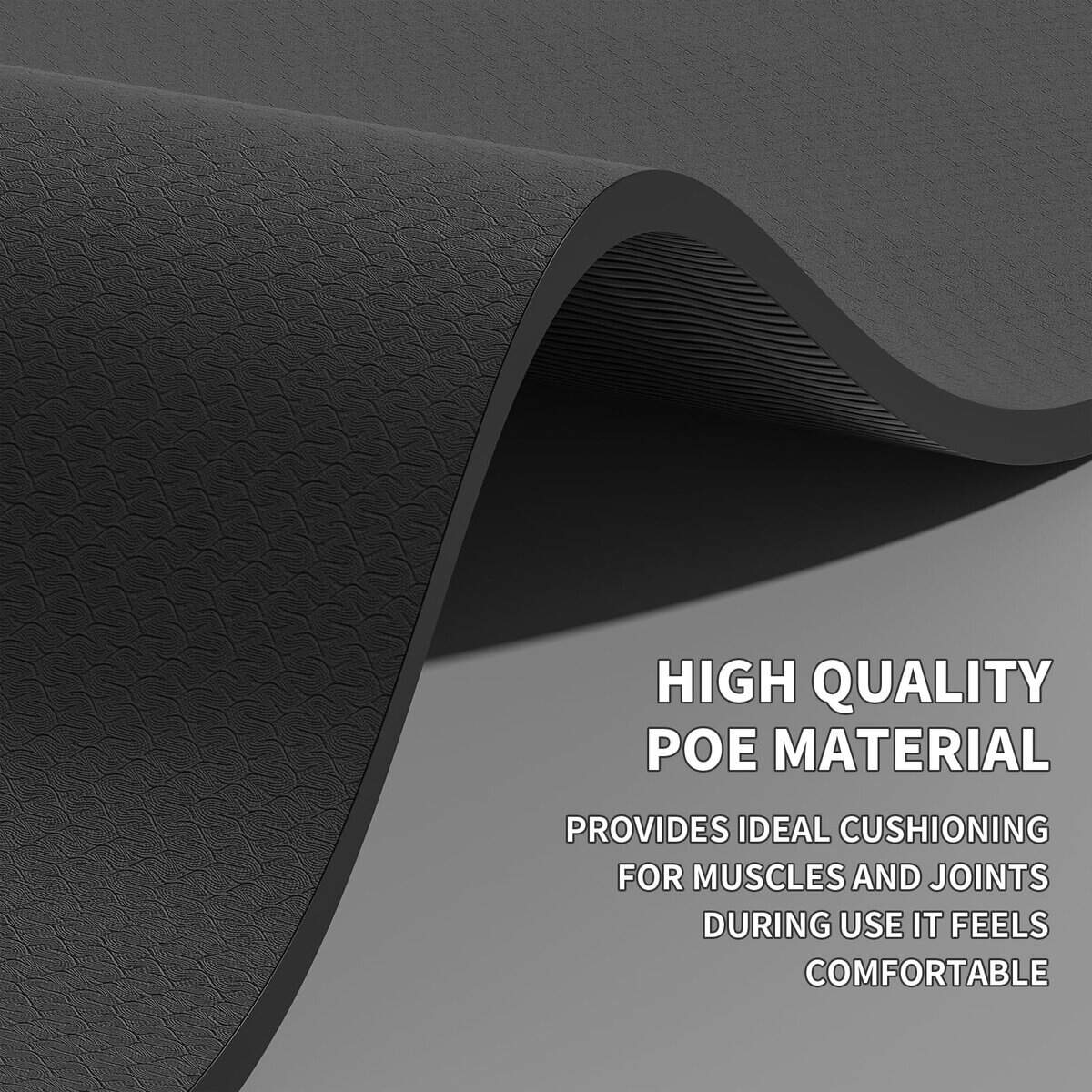 Tapete Grande de Yoga de 8mm (6'x 4') - Extra Largo y Ancho - Imagen 7