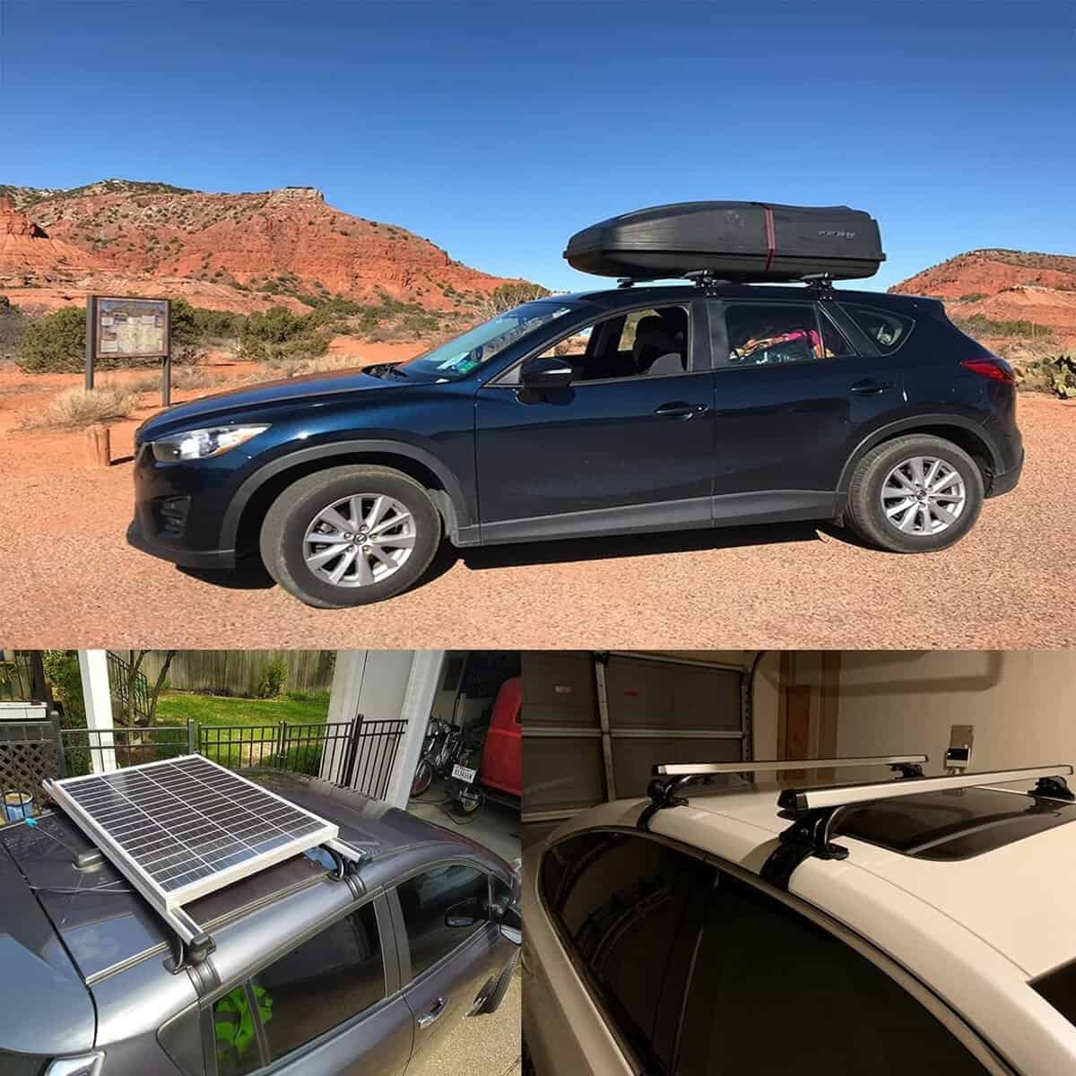 Barras transversales universales ajustables para -Blanco y N - Imagen 8