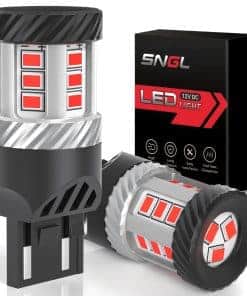 SNGL 2025 Bombilla LED 7440 7443 Roja para Luces de Freno y
